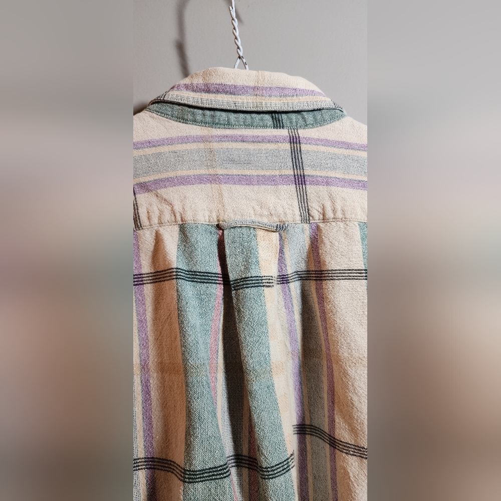 Vintage RIGGINS Special Issue “All Seasons” Cotton Plaid Button Down Shirt - Picture 10 of 12